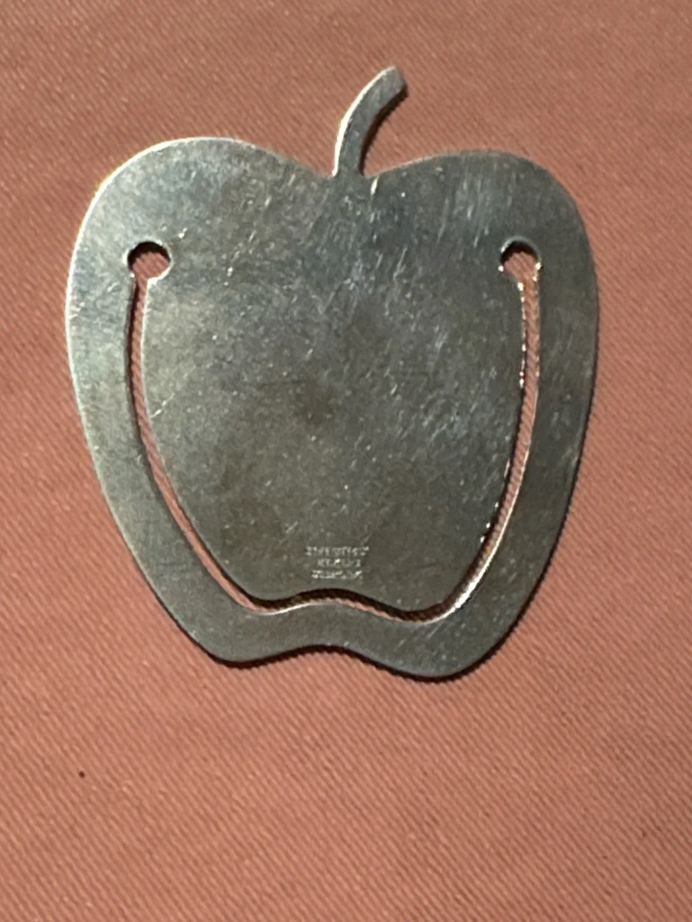 Tiffany & Co Sterling Silver Apple Bookmark